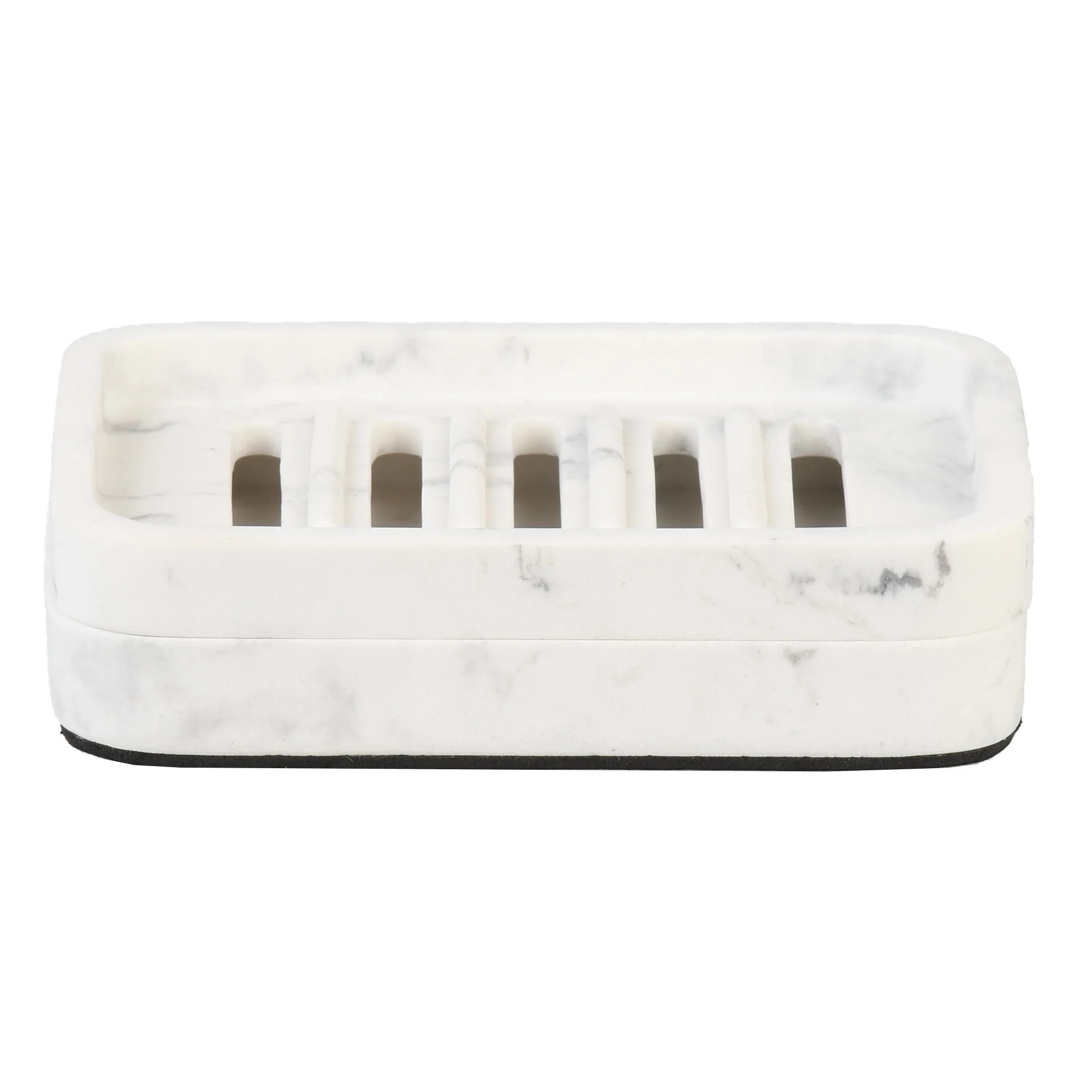 Better Homes & Gardens Faux Marble Soap Dish, White - Walmart.com | Walmart (US)