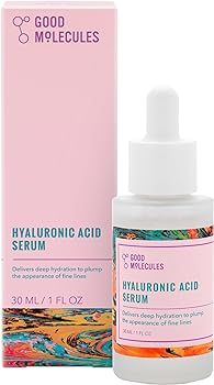 Good Molecules Hyaluronic Acid Serum - Hydrating, Non-greasy formula to Moisturize, Plump - 1% HA... | Amazon (US)