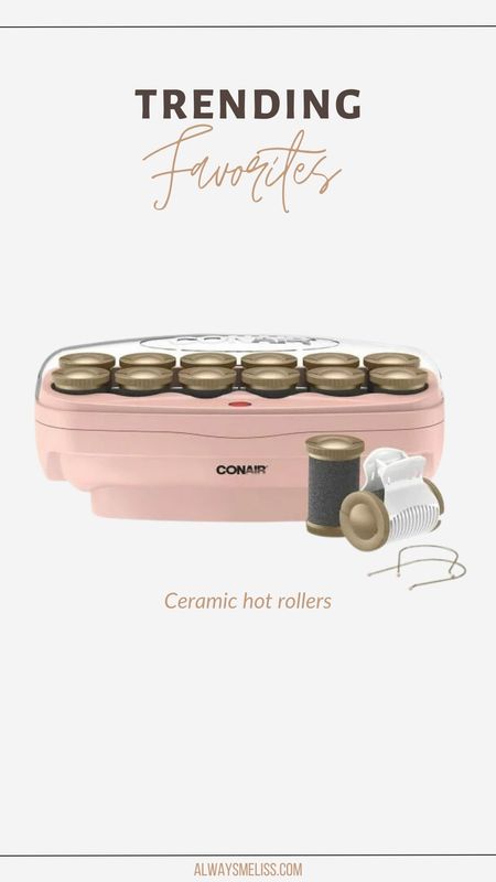 Ceramic hot rollers for curls and waves. 1.5-inch. Love these for a blown out, big curl look 

#LTKstyletip #LTKfindsunder50 #LTKbeauty