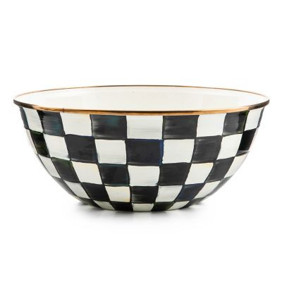 MacKenzie-Childs Courtly Check Enamel Everyday Bowl - Large | MacKenzie-Childs