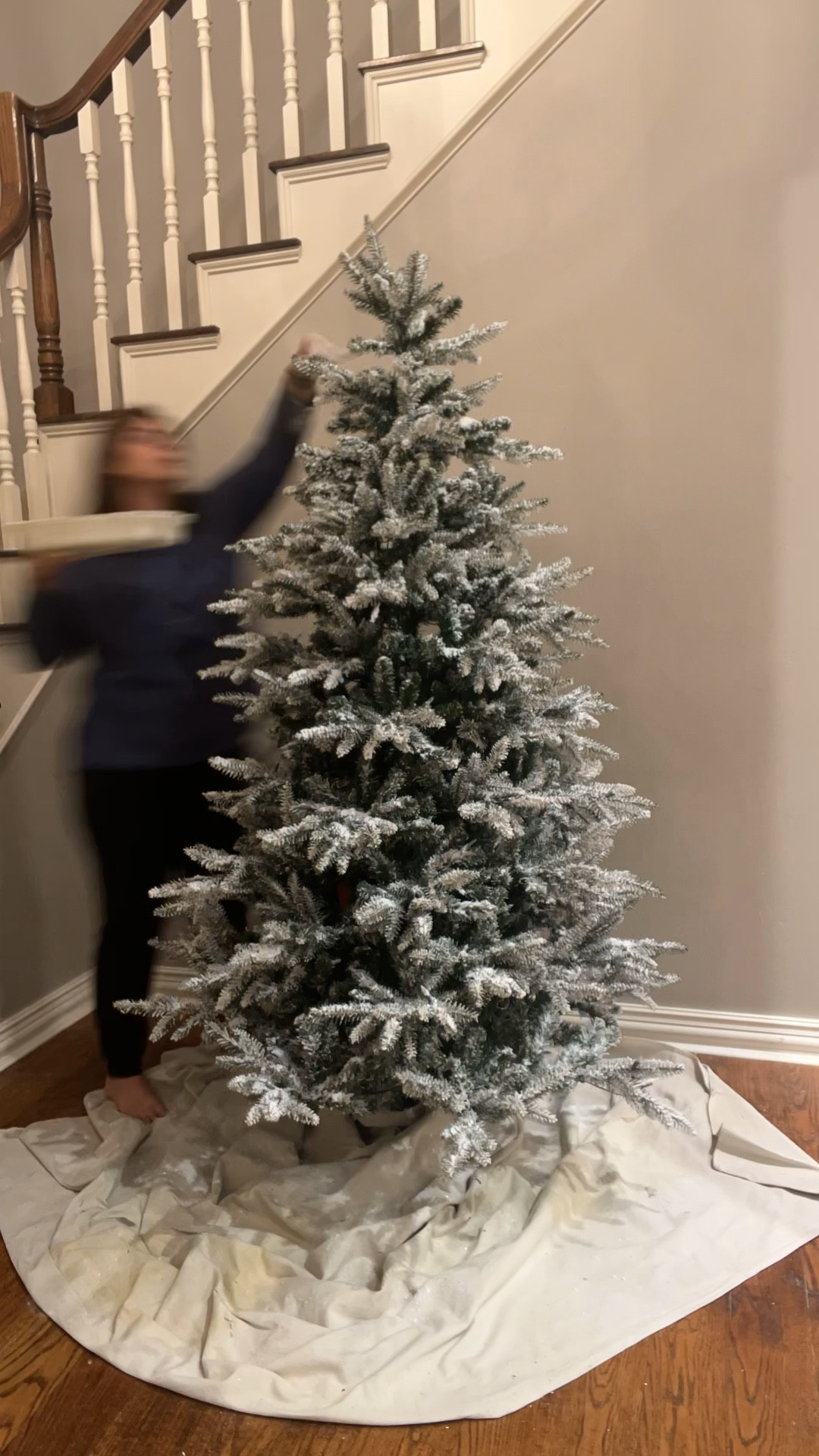Finishing off my flock refreshing on my 6.5 foot Christmas tree.  

#LTKHoliday #LTKSeasonal #LTKhome