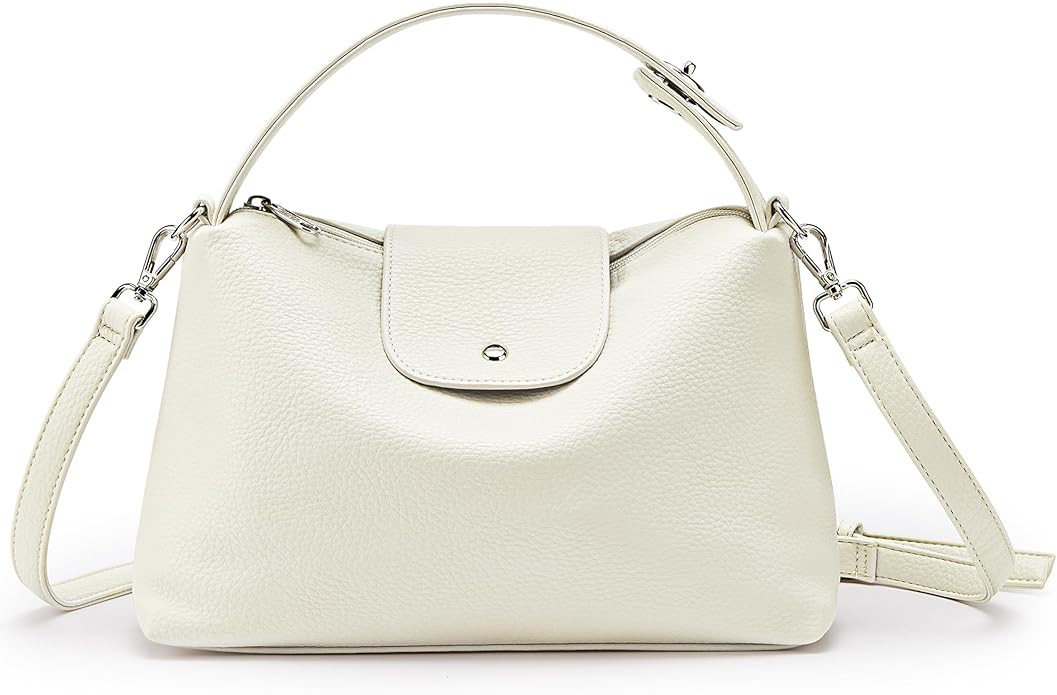 KALIDI Soft Vegan Leather Hobo Bag, Crossbody Purses Satchel for Women with Top Handle | Amazon (US)