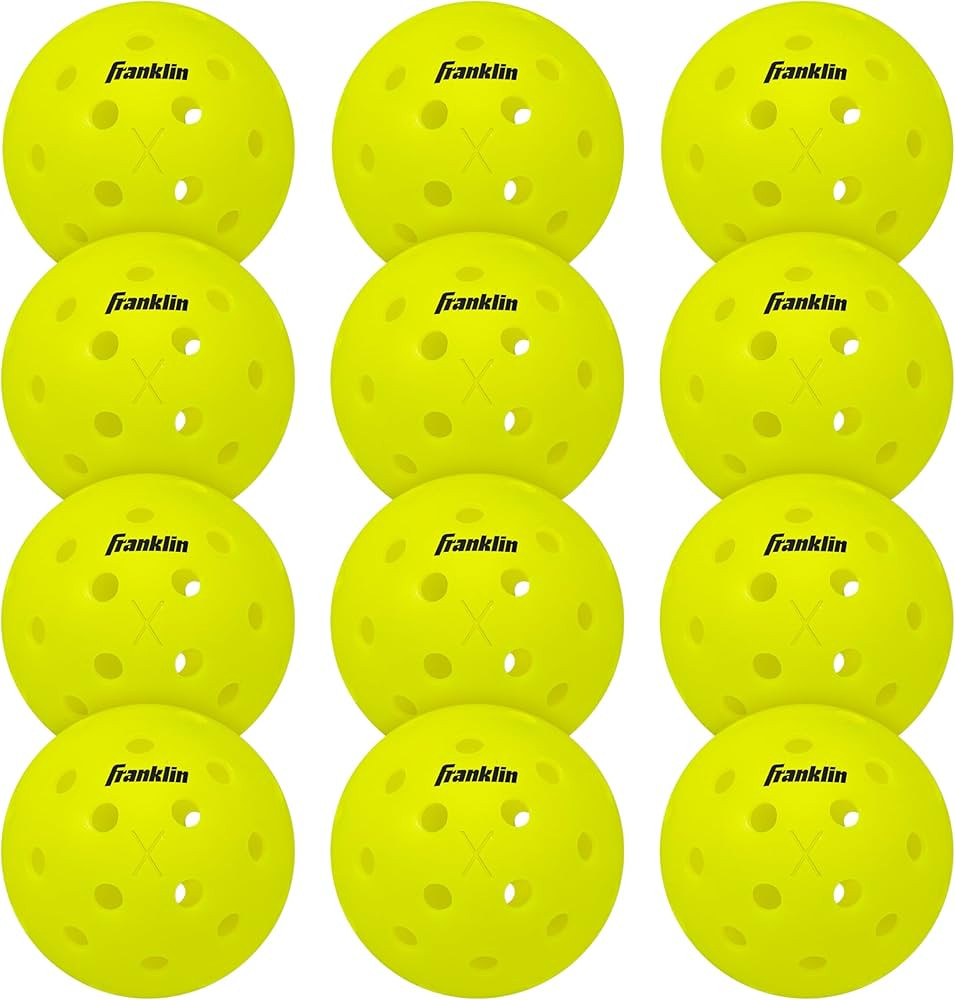Franklin Sports X-40 Outdoor Pickleballs - Official Ball of USA Pickleball, APP Tour + US Open - ... | Amazon (US)