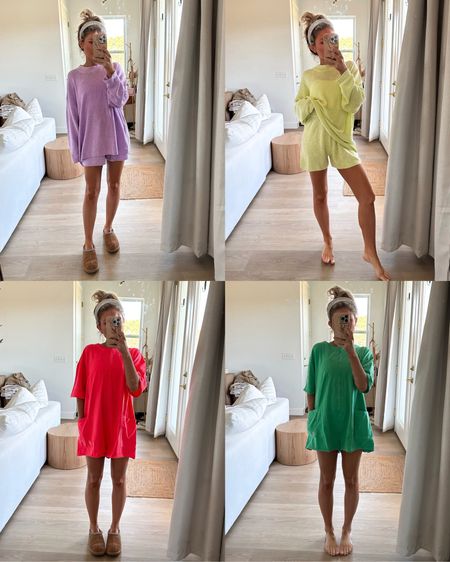 New colors in my favorite Free People sets. Hot shot collection. Malibu collection. Malibu sweater set. Hotshot romper. Casual style. Lounge set. Lounge outfit. Spring outfit. Closet. Staple piece. Purple sweater set. Green sweater set. Mom style. Mom fashion.easy outfit idea.

#LTKSeasonal #LTKfindsunder100 #LTKstyletip