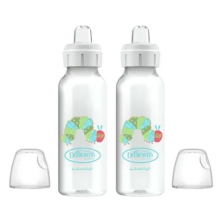 Dr. Brown's Hungry Caterpillar Sippy Bottles - 2PK | Walmart (US)