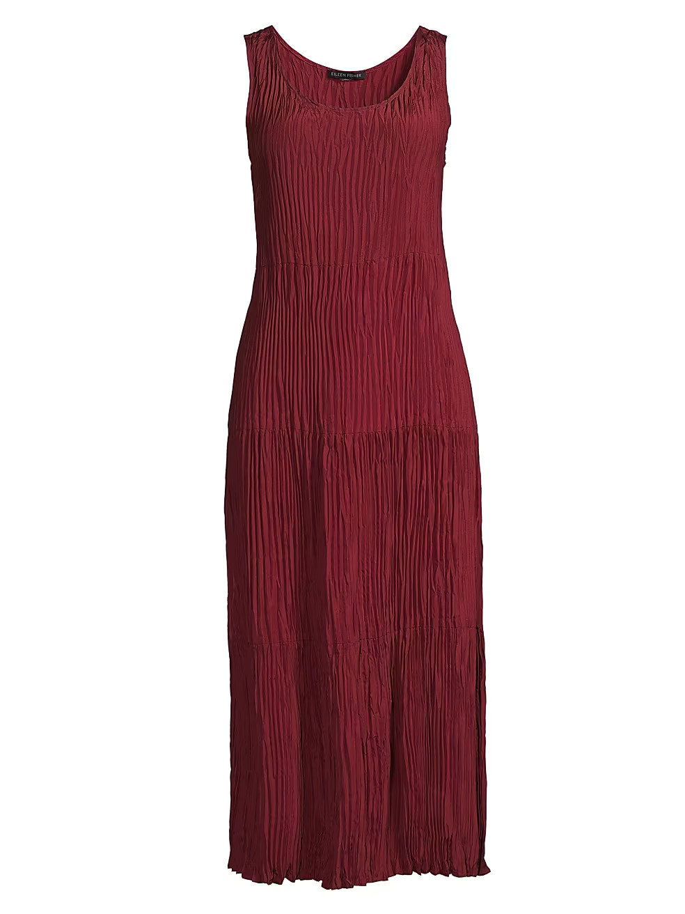 Pleated Sleeveless Midi-Dress | Saks Fifth Avenue