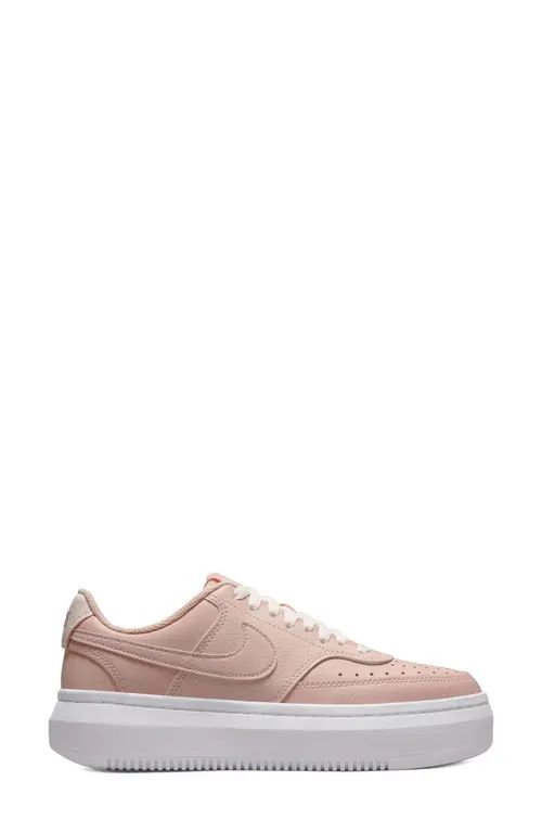 Nike Court Vision Alta Platform Sneaker in Pink Oxford/Pink Oxford-White at Nordstrom, Size 8.5 | Nordstrom