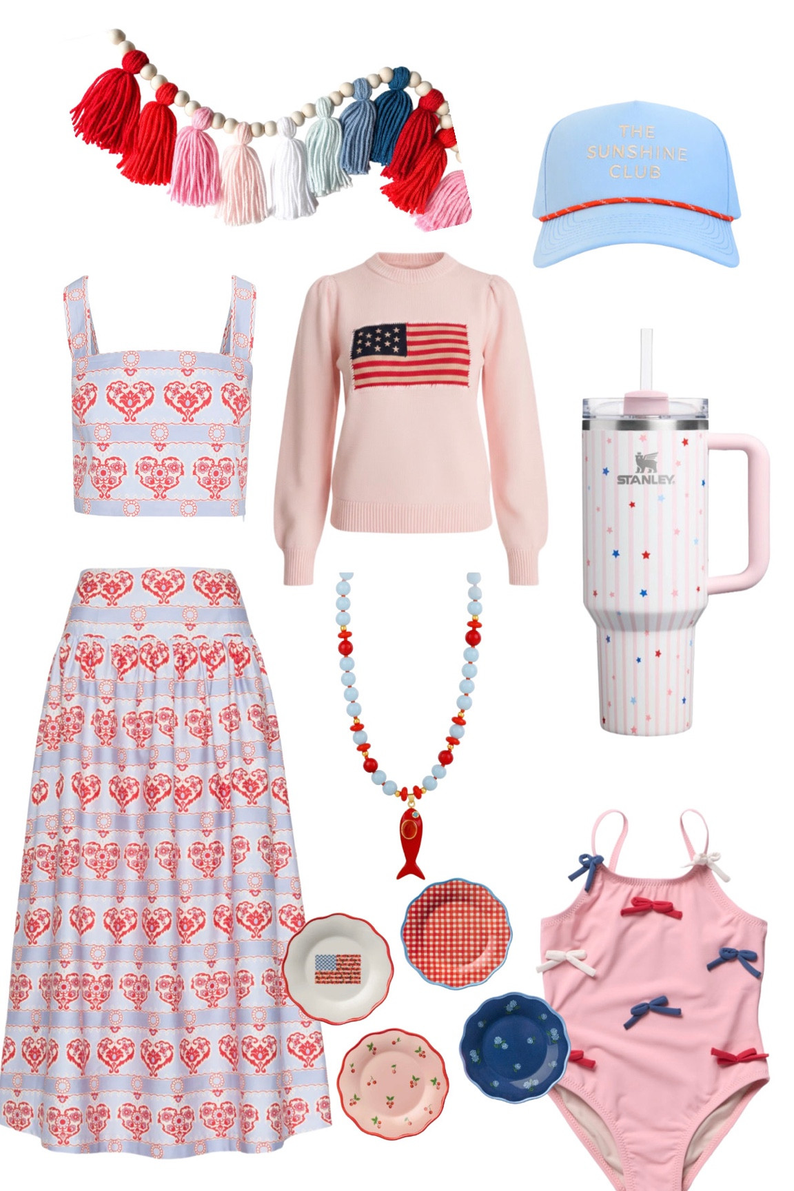 Red, white, blue and pink ❤️ 🤍 🩵 

#LTKdayinmylife #LTKootd #LTKTravel