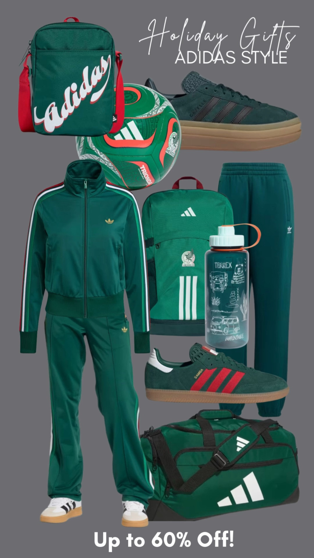 Give the gift of everyday comfort and iconic style with these essential adidas pieces! Whether they're chilling or on the move, this collection—featuring the coziest track suit and versatile accessories—is built for performance and effortless wear. Shop the look for gear that goes everywhere!

#12DaysofLTK #adidas #HolidayGifts 

#LTKGiftGuide #LTKSaleAlert #LTKHoliday