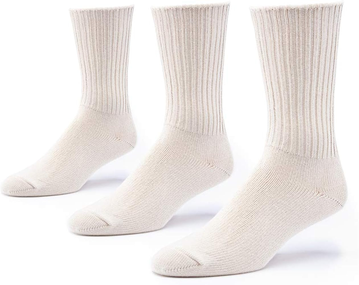 Maggie's Organics - Organic Cotton Classic Crew Socks - 3 Pairs - Unisex | Amazon (US)