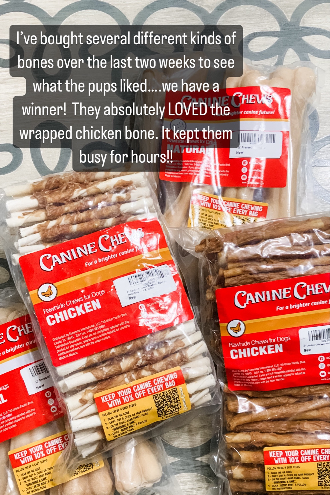 Our dog’s favorite bones!

** make sure to click FOLLOW ⬆️⬆️⬆️ so you never miss a post ❤️❤️

📱➡️ simplylauradee.com

#LTKfamily #LTKkids #LTKhome