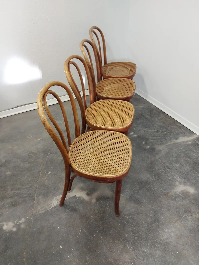 Dining chair, Bentwood cane, No. 18, 1960s, 1 of 4 | Etsy (US)