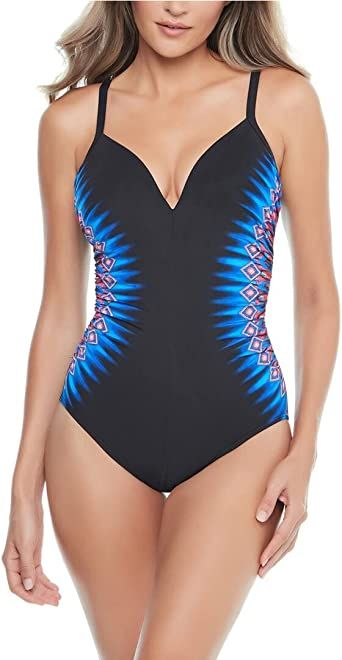 Miraclesuit Women's Swimwear Temptation Tummy Control Underwire One Piece Swimsuit | Amazon (US)