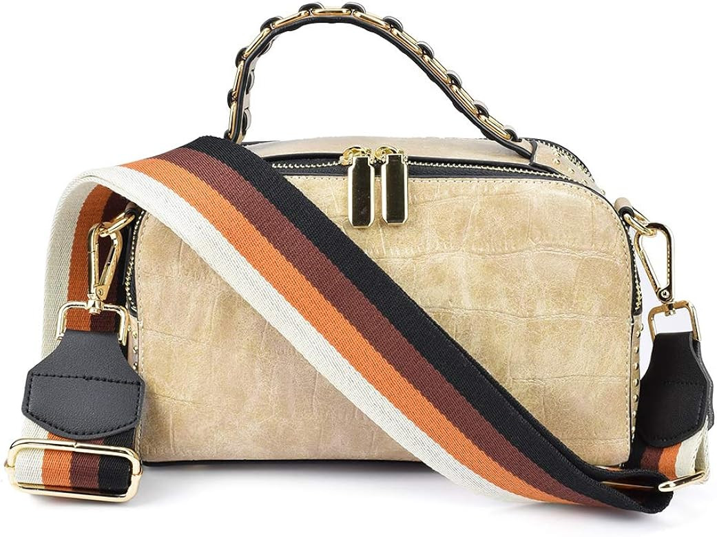 Wide Replacement Bag/Purse Crossbody Strap For Women Adjustable Jacquard Woven Guitar Strap Banjo... | Amazon (US)