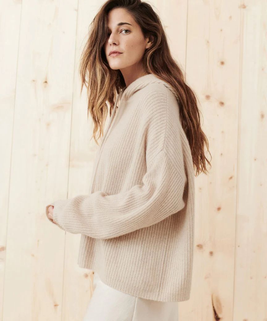 Cashmere Fisherman Hoodie | Jenni Kayne