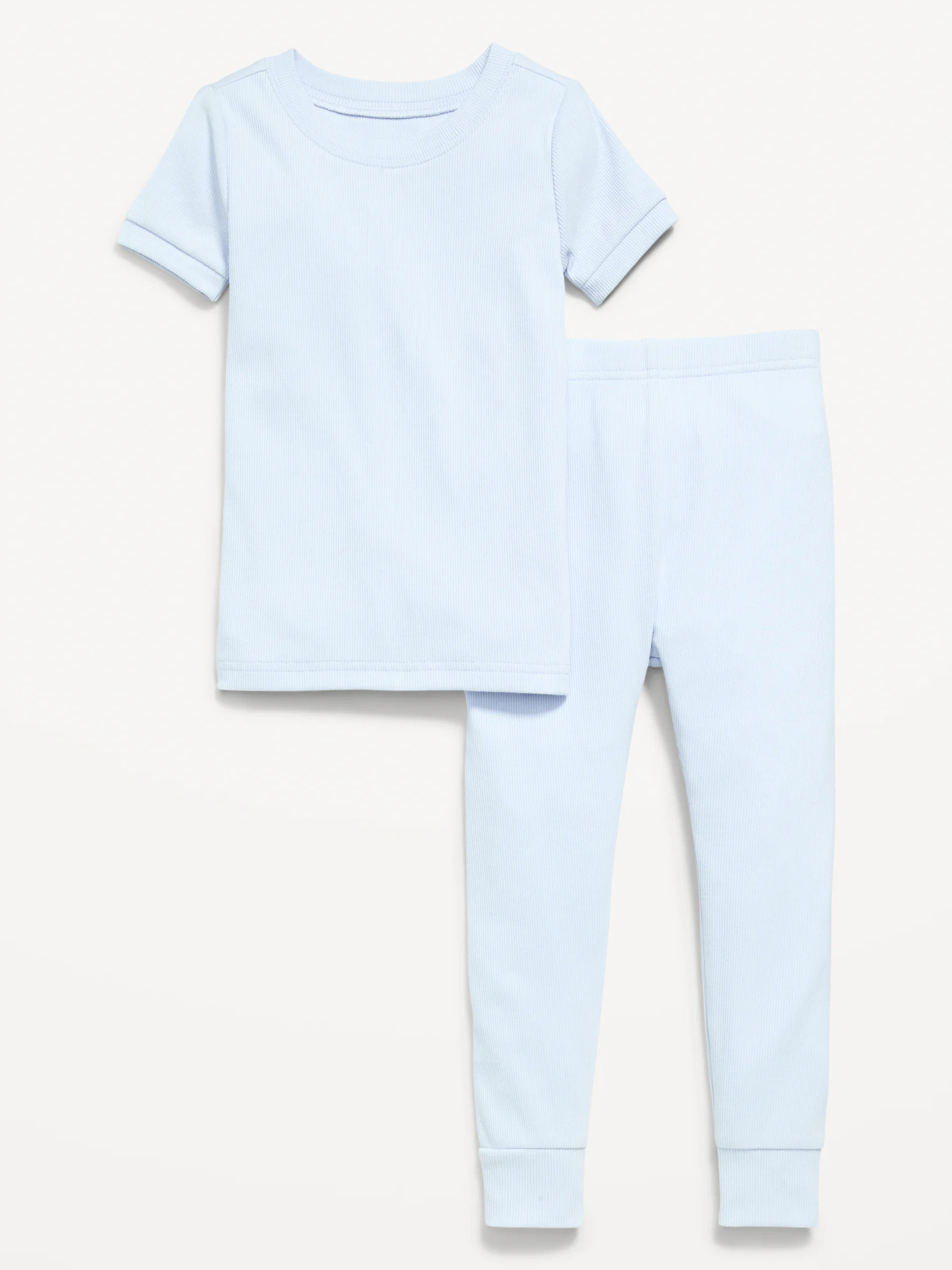 Snug-Fit Ribbed Pajama Set for Toddler & Baby | Old Navy (US)