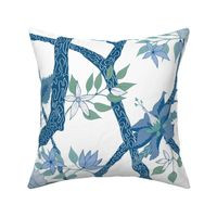 Final Anne Blue and Green | Spoonflower