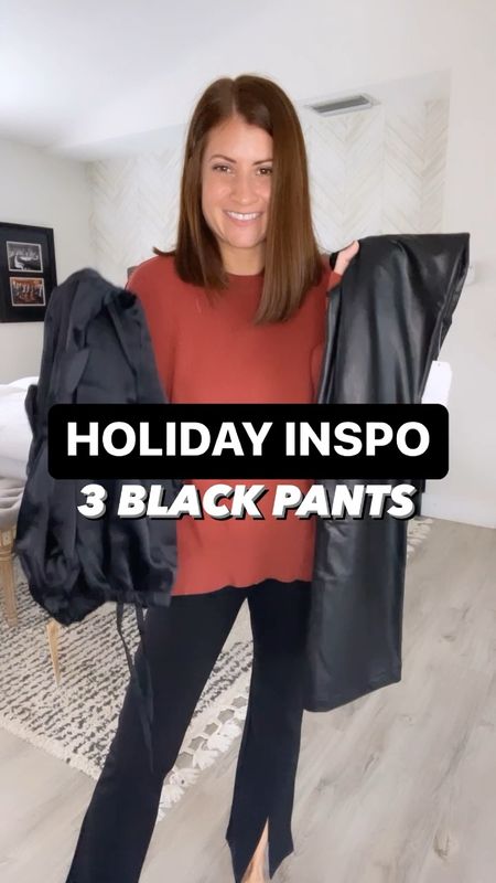 Holiday Look Inspo | Black Pant Edition 



#LTKstyletip #LTKSeasonal #LTKHoliday