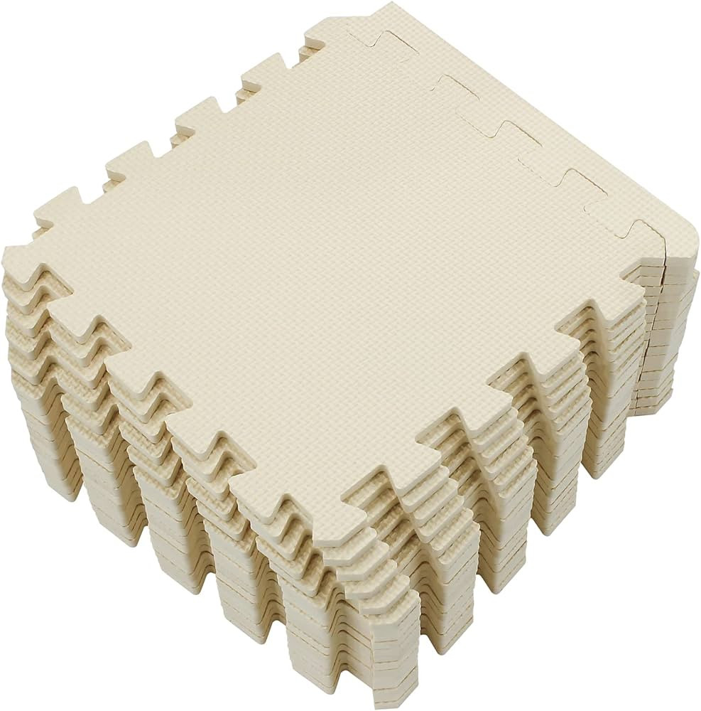 Amazon.com: Yostrong® 18 Tiles Interlocking Puzzle Foam Baby Play Mat with Straight Edges for Pl... | Amazon (US)