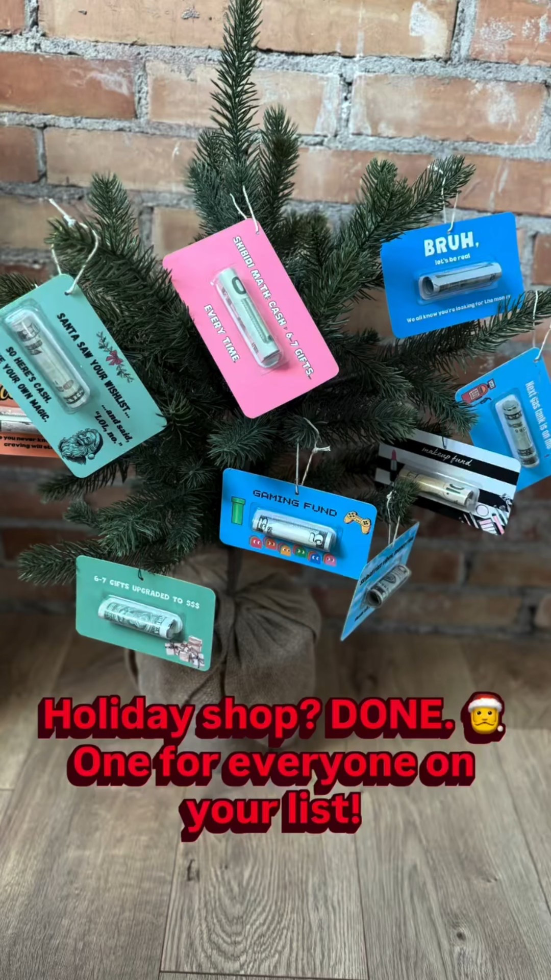 Cash, but make it cute!! 

#LTKGiftGuide #LTKSeasonal #LTKHoliday