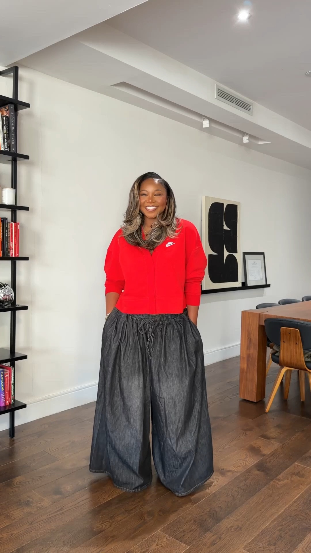 5’9 200 lbs Wearing a XL in all cardigans except the white! Wearing a large 😍💋 and XL in pants!! 

#LTKTall #LTKMidsize #LTKootd