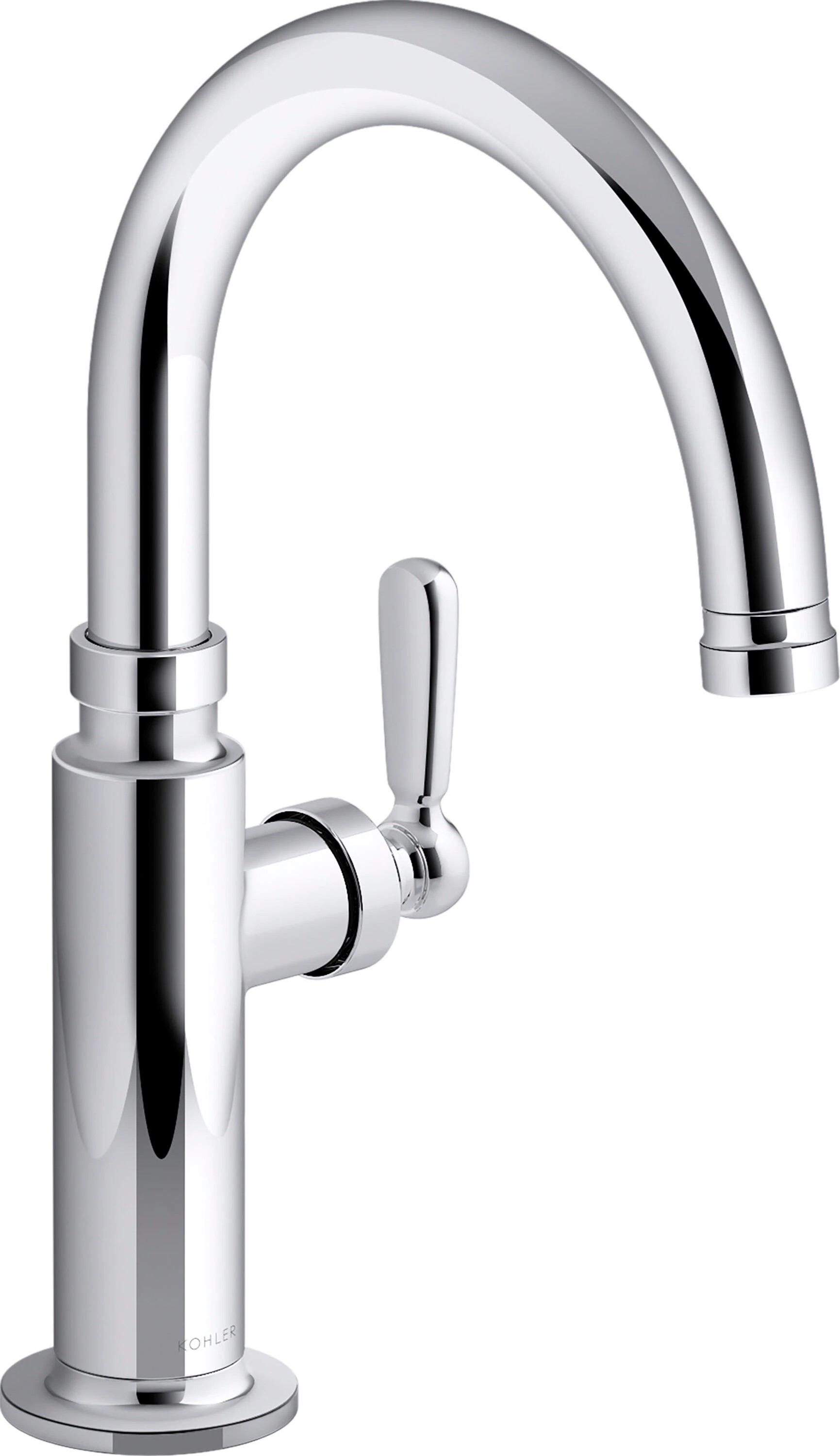 KOHLER Edalyn by Studio McGee Polished Chrome Single Handle Deck-mount Kitchen Faucet | 28357-CP | Lowe's