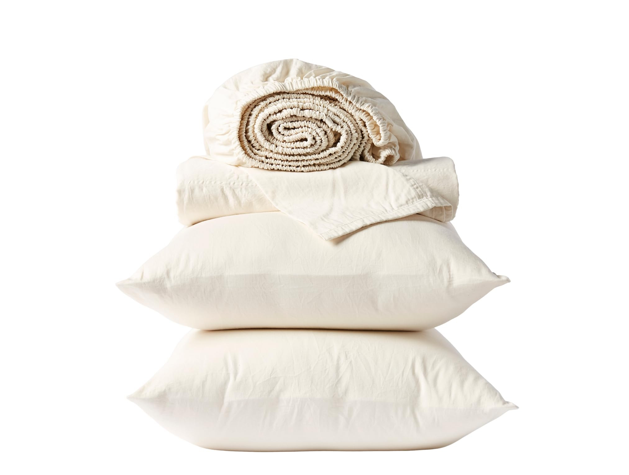 Coyuchi Classic Sateen Sheet Set King, Undyed, 100% GOTS Certified Organic Cotton, Silky Soft, Lu... | Amazon (US)