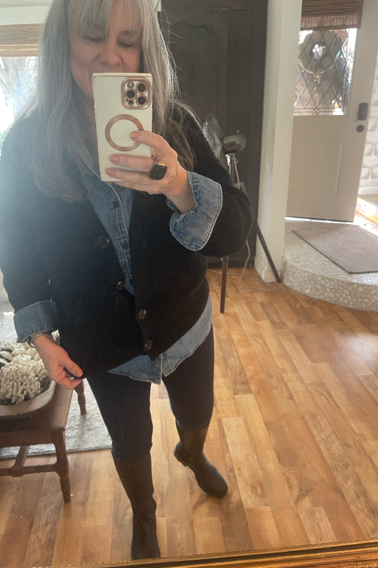 Off to run errands with the guy. Of course there is an Estate Sale on the way! 

#LTKOver40 #LTKMidsize #LTKPetite