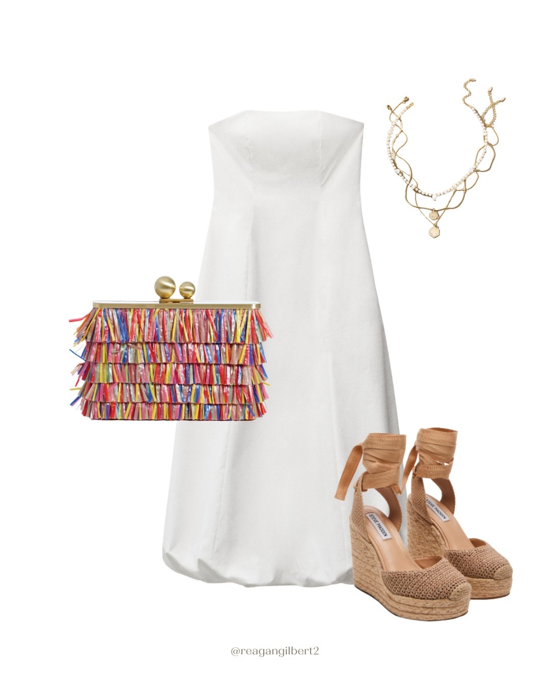 love this look for a bride, graduation, formal, easter, celebration! so cute and love the fringe bag #graduation #prom #formal #bride #wedding 

#LTKShoeCrush #LTKStyleTip #LTKFindsUnder100