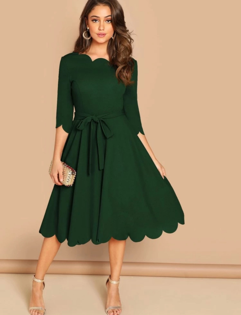 Affordable and adorable scalloped dress!!! 

#LTKSeasonal #LTKstyletip #LTKU