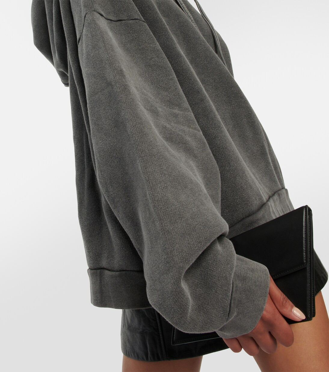 Cropped cotton hoodie | Mytheresa (INTL)