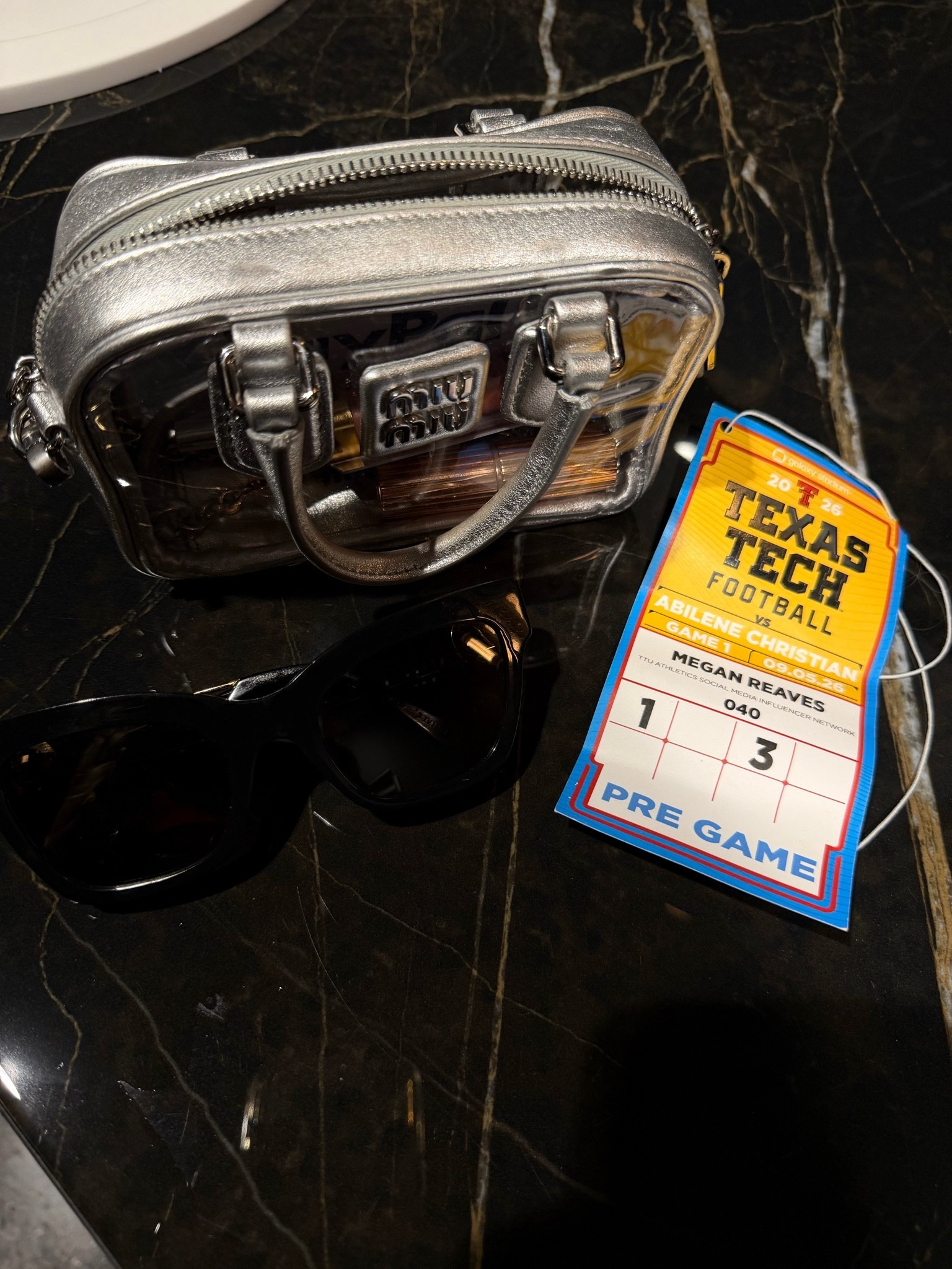 Stadium clear bags