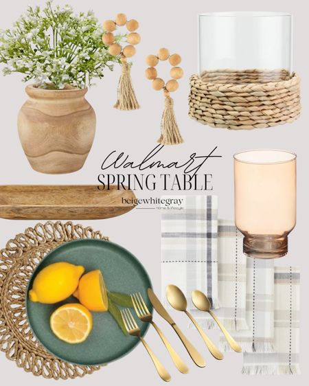 Walmart spring table I’m loving!! These gorgeous accessories from Walmart are perfect for your Mother’s Day table or brunch hosting 

#LTKstyletip #LTKhome #LTKfindsunder50