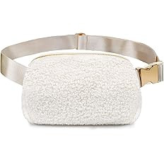 Fleece Sherpa Belt Bag for Women, Fanny Pack Crossbody Bags for Women Fashion Waist Bag with Adju... | Amazon (US)