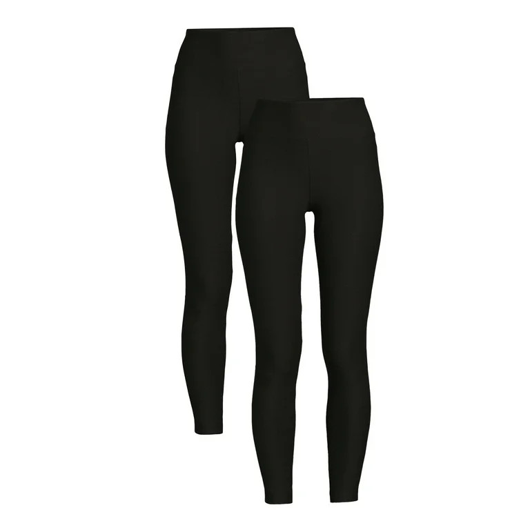 No Boundaries Juniors Sueded Ankle Leggings, 2-Pack | Walmart (US)