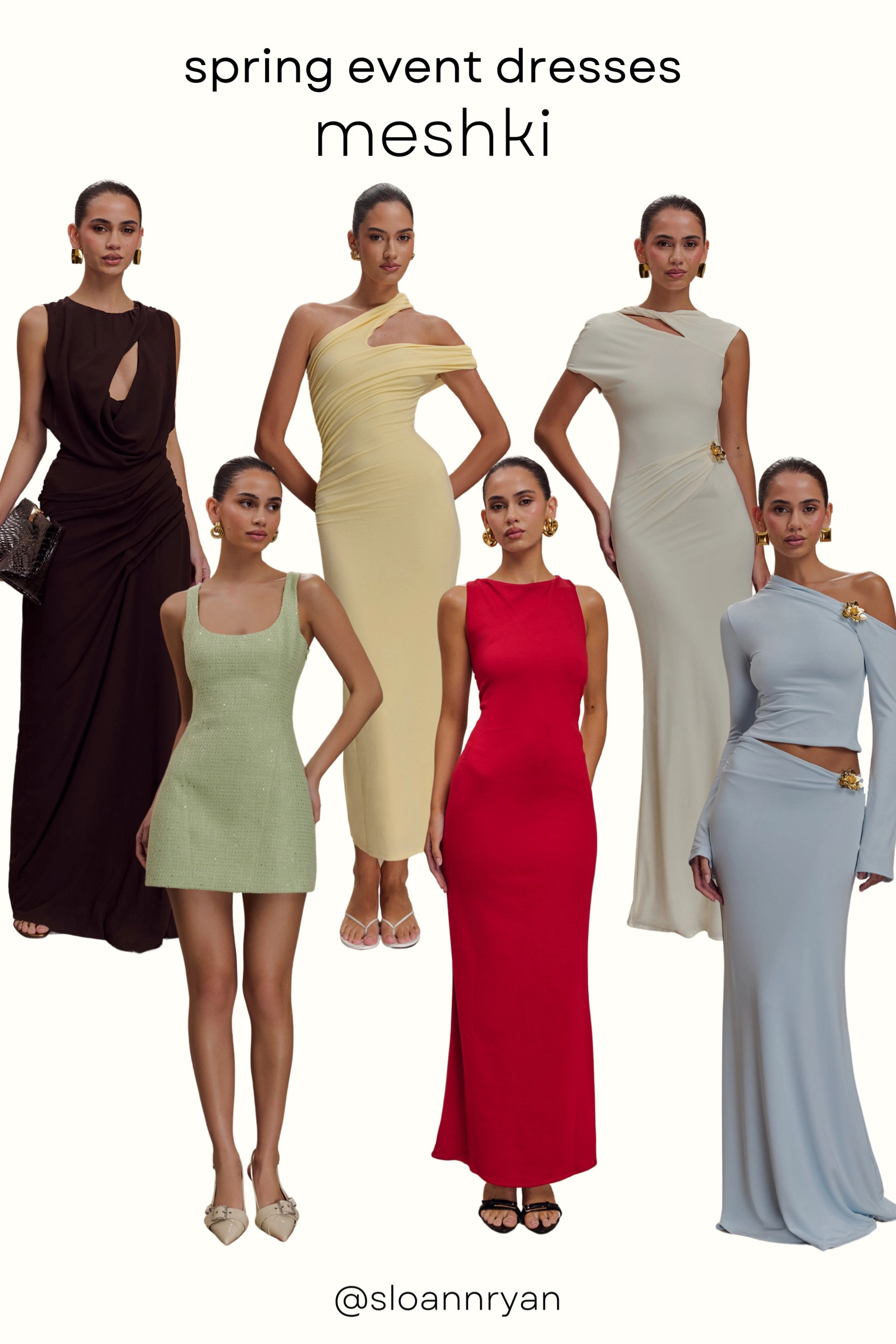 spring event outfits: @meshki 
#springfashion #springstyle #springdresses #weddingguest 