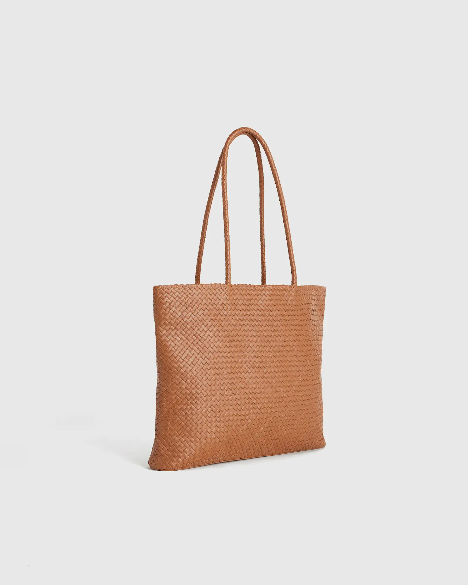 Italian Leather Small Handwoven Tote | Quince