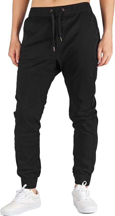 ITALYMORN Khaki Joggers Pants with Pockets for Men | Amazon (US)