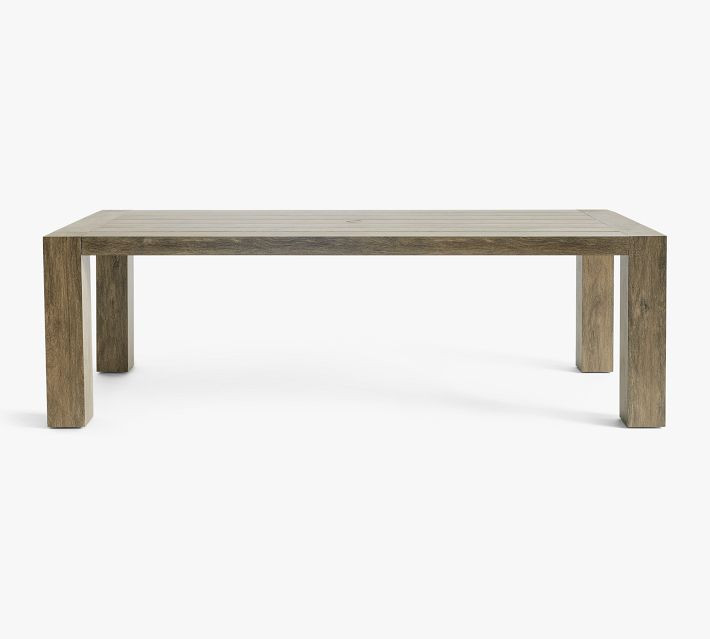 Palisades Rectangular Dining Table + Abbott Woven Dining Set | Pottery Barn (US)