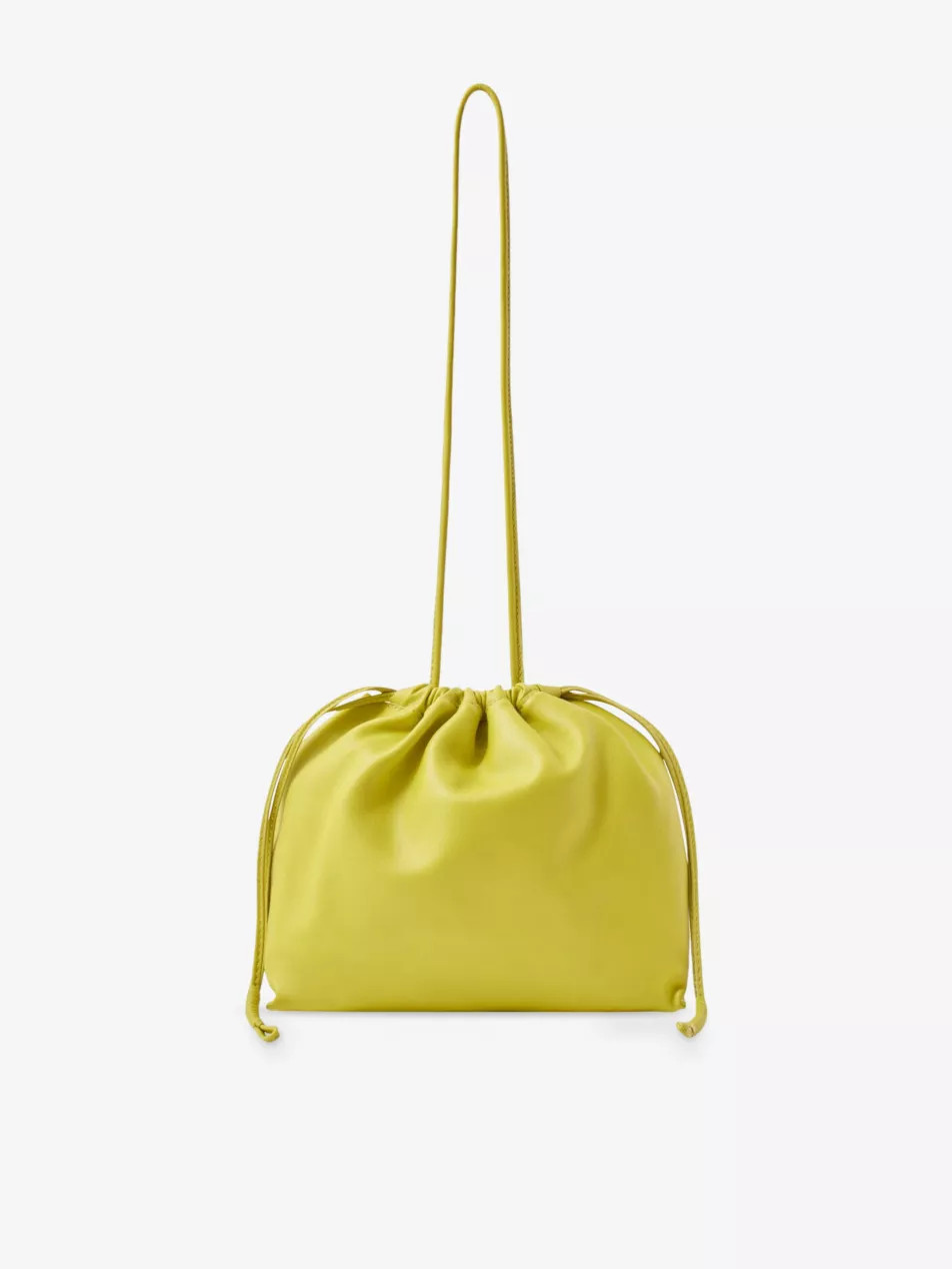 Suzette Drawstring Leather Shoulder Bag | Selfridges