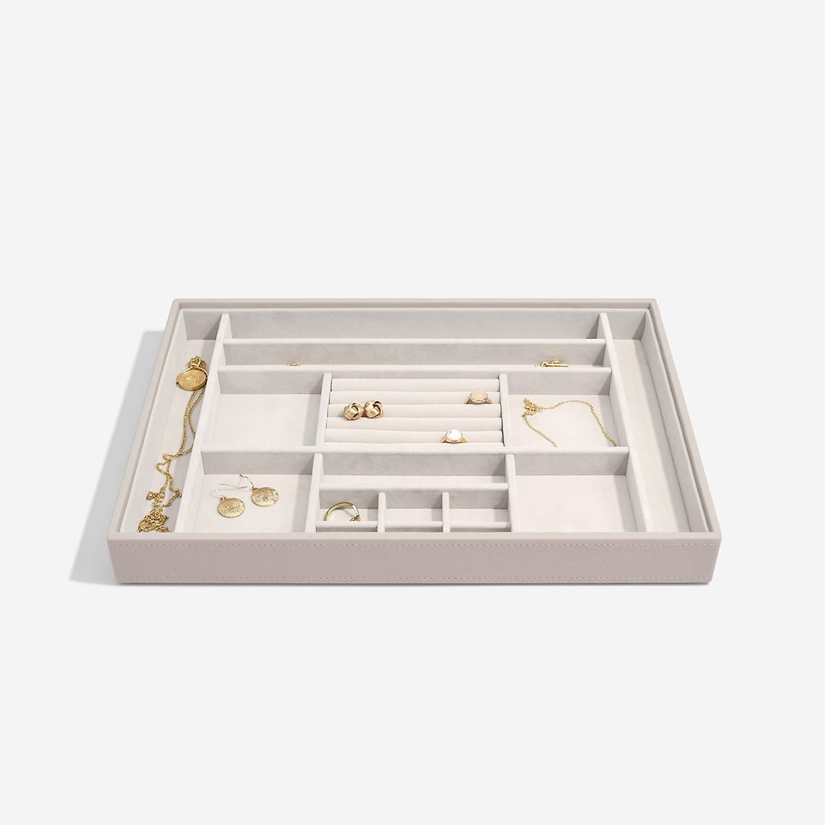 Stackers Taupe Supersize Premium Stackable Jewelry Box | The Container Store