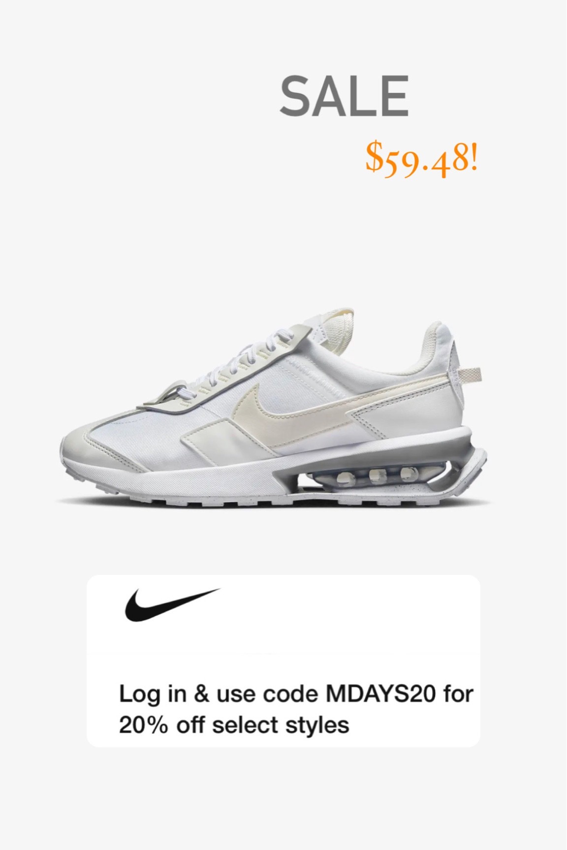 Nike sale
Neutral sneakers 

#LTKshoecrush #LTKsalealert #LTKunder100