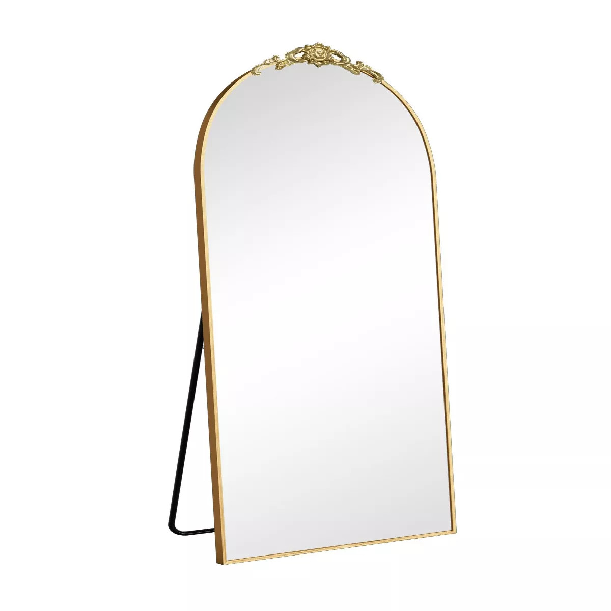 PexFix Full Length Arched Free Standing Body Mirror, Metal Framed Wall Mirror, Large Floor Mirror | Target