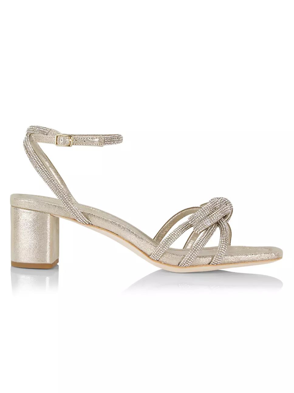 Loeffler Randall Mikel Crystal-Embellished Suede Sandals | Saks Fifth Avenue