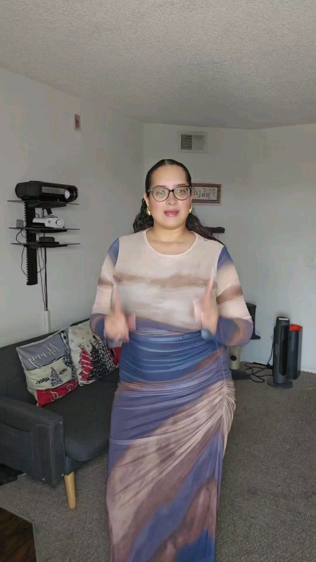 This long sleeve ruched dress is classy and speaks for itself. It's very comfortable, stretchy, and lightweight. I'm 5'9 and I'm wearing size XL.#beauty #plussizestyle #dress #dresses #rucheddress #longsleevedress #longdress 

#LTKStyleTip #LTKSpringSale #LTKPlusSize