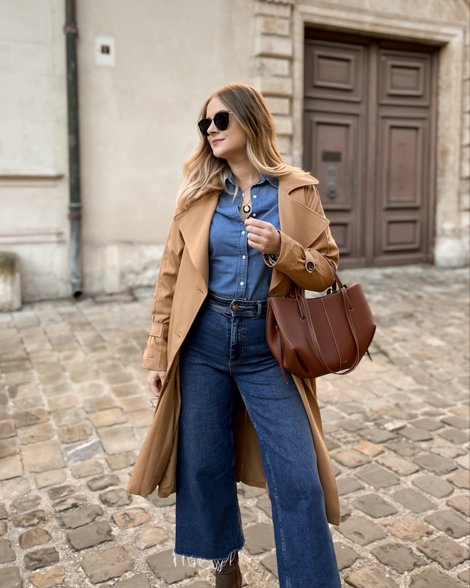 Denim on denim + trench 🧥 

#LTKworkwear #LTKeurope #LTKfrance