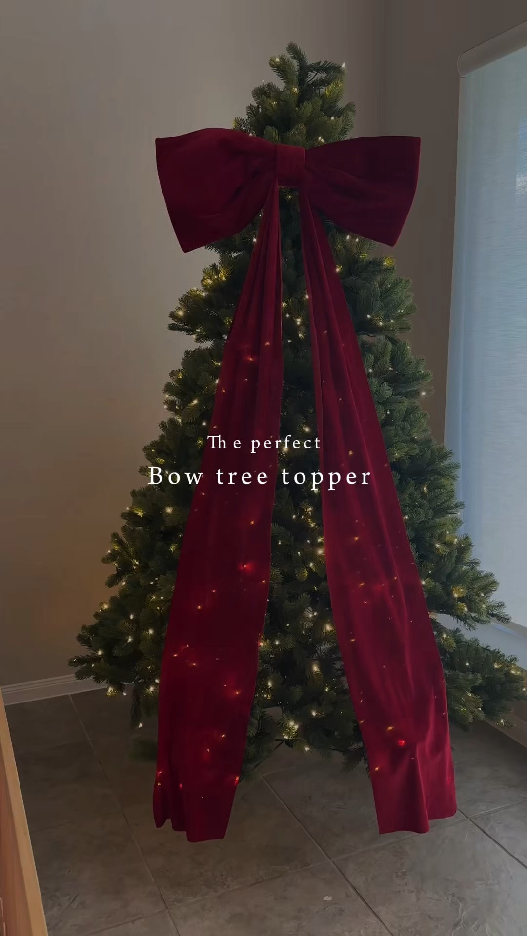  In love with these velvet red giant bow tree topper for my tree this year 2025🎄


#LTKSeasonal