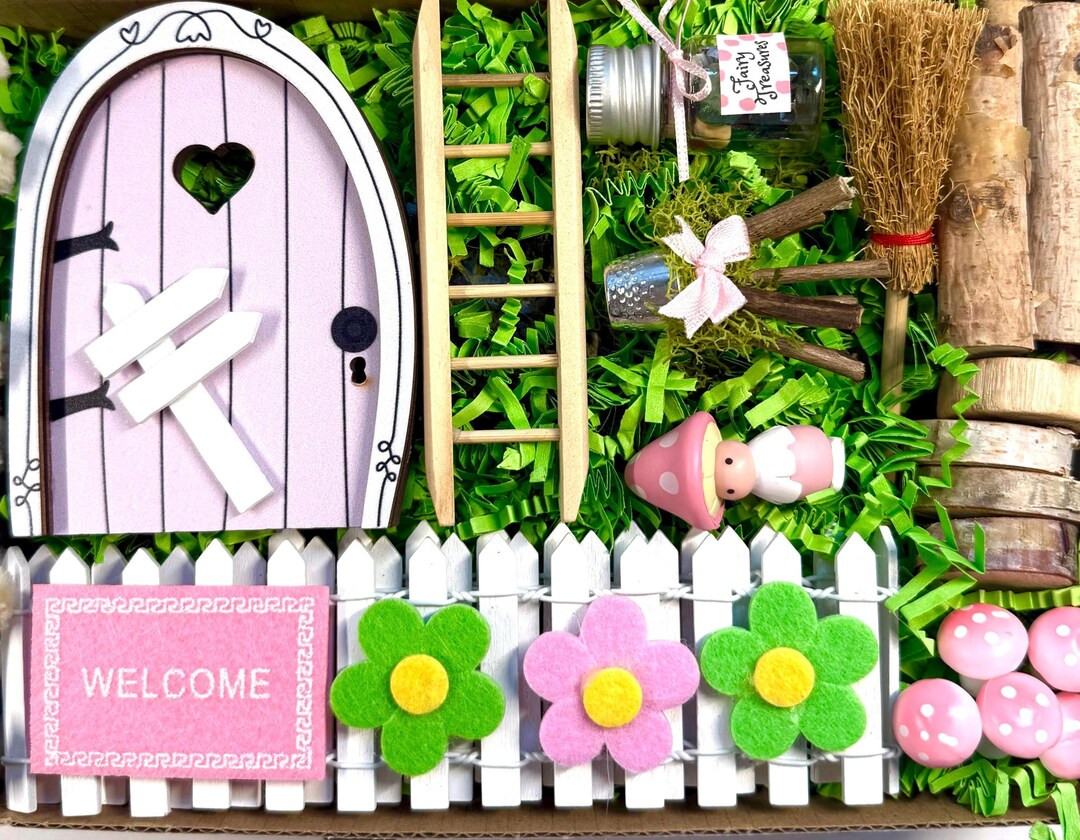 Fairy Garden Designer Kit:   Make Your Own Fairy Garden! Miniature Animals/ Magical Natural Eleme... | Etsy (Global)