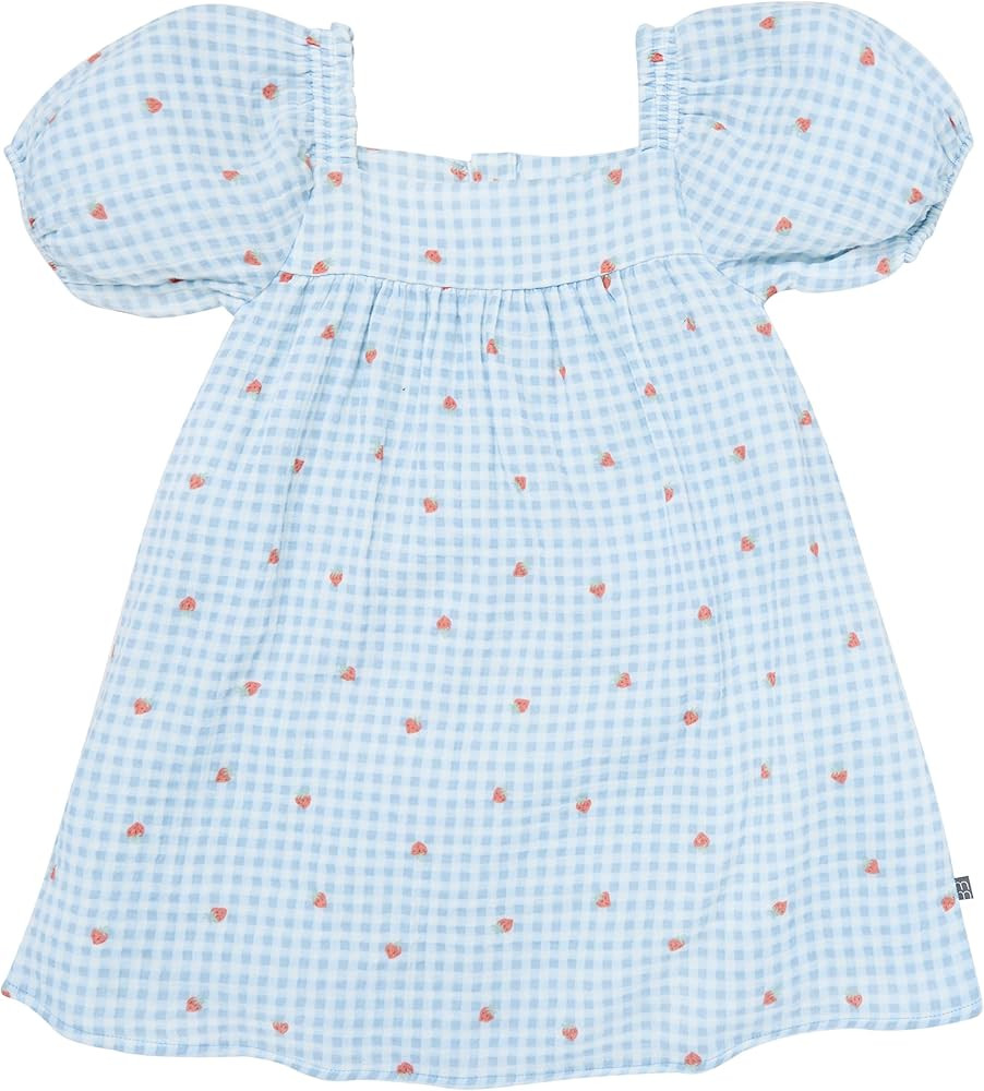 Modern Moments by Gerber Baby Girls' Dress with Puff Sleeves | Amazon (US)