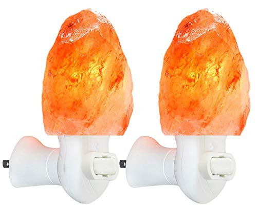Spantik Pink Himalayan Salt Lamps - Hand Carved, Natural Night Lights for Bedrooms and Home Decor | Amazon (US)